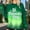A892 Green, variant on St. Patrick's Day Sweatshirt for Women Graphic Clover Ombre Print Long Sleeve Crewneck Loose Fit Festival Apparel Holiday Gift