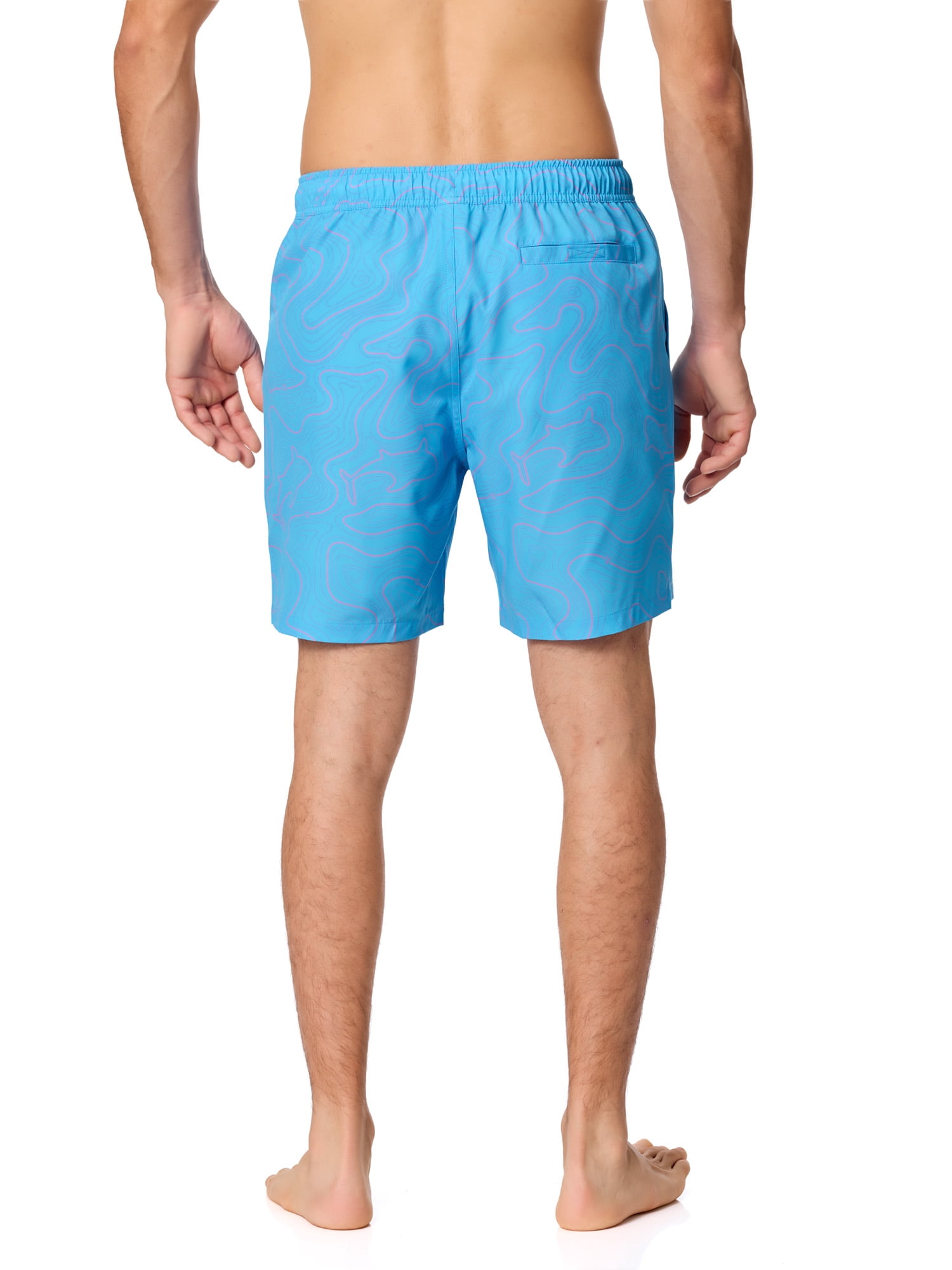 Rugged Shark Mens & Big Mens Swim Trunks, 7" Inseam, Sizes S-3XL