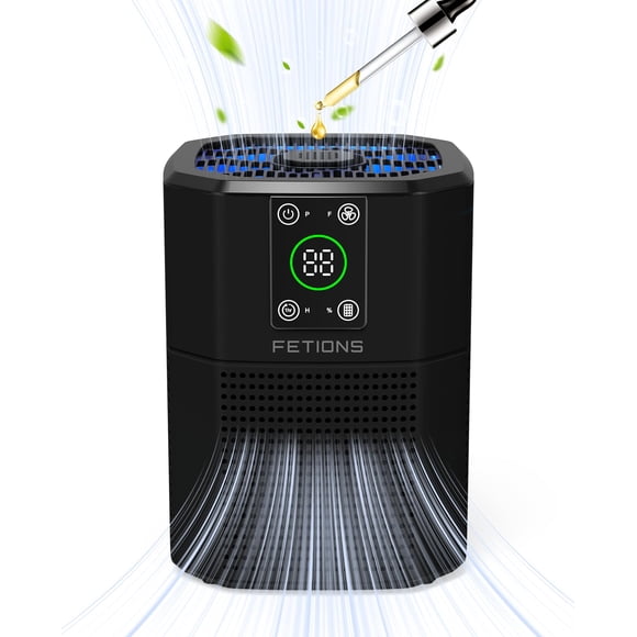 Purificador de aire FETIONS para casa, dormitorio y mascotas con filtro HEPA H13