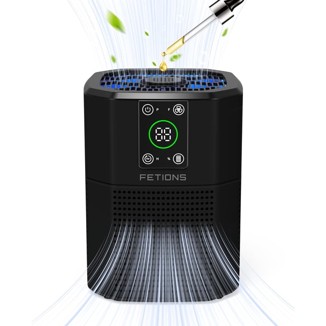 Purificador de aire FETIONS para casa, dormitorio y mascotas con filtro HEPA H13