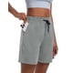 thumbnail image 2 of Shorts Bermuda deportivos de felpa para mujer Dalavch, algodón, paquete de 4, talla XL, 2 of 6