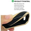 thumbnail image 5 of Key Fob Cover Compatible with Honda Accord Civic CRV Pilot Ridgeline Odyssey Passport Keychain Case Holder Protector,Black, 5 of 6