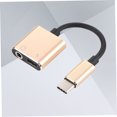 thumbnail image 4 of KALLORY Adaptador USB C 3.5mm Dorado Plug and Soporte Para Y, 4 of 8