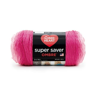 Red Heart Super Saver Medium Acrylic White Yarn, 364 yd 