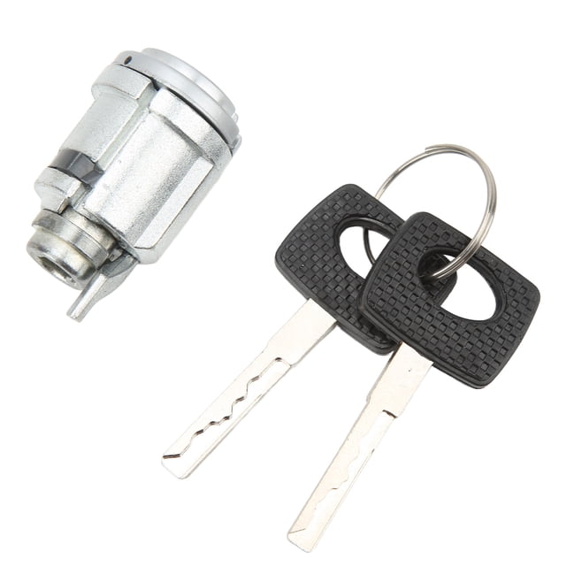 Ignition Lock Cylinder Switch, ABS Zinc Alloy Ignition Lock Cylinder With Key Perfect Match For Car