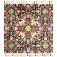 thumbnail image 6 of Safavieh  Handmade Aspen Lutie Boho Tribal Wool Rug Black/Purple 2'  x  3' 2' x 3' Indoor,Accent,Handmade Rectangle, 6 of 10