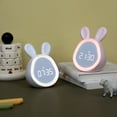 thumbnail image 2 of Reloj Despertador para Niños con Luz , Atenuación Continua, Reloj Despertador Digital LED para Niños y Niñas, Color Rosa, 2 of 5