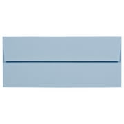 JAM Paper & Envelope No. 10 Envelopes, 4 1/8 x 9 1/2, Baby Blue, 25/Pack