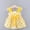 Yellow, variant on LoyisViDion Baby Girls Dress Clearance Toddler Baby Girls Kids Strap Bow Dot Print Summer Dress Princess Dresses Yellow 12-18 Months