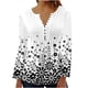 thumbnail image 1 of Camisas Awdenio para mujer, blusa informal de moda juvenil, cuello en V, camisa de tres cuartos, tops estampados de otoño, sudaderas, ofertas, 1 of 4