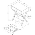 thumbnail image 5 of Home Square 24" Wood Top Storage End Table in Brown and Black - Set of 2, 5 of 6