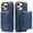 Blue, variant on Wallet Case for iPhone 14 Pro Max Compatible with Mag-Safe for Men Women, Detachable Magnetic 2-in-1 PU Leather Wallet Phone Case Cover with Folio Card Slot Holder for iPhone 14 Pro Max, Purple