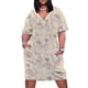 thumbnail image 2 of Vestido vintage rosa con bolsillo suelto y rosas para mujer, vestido de verano 2025 para fiesta nocturna., 2 of 7