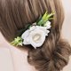 thumbnail image 5 of KAKOWELY 2 peinetas florales para el pelo, peinetas para boda, tocado de novia, tocado para mujer, 5 of 5