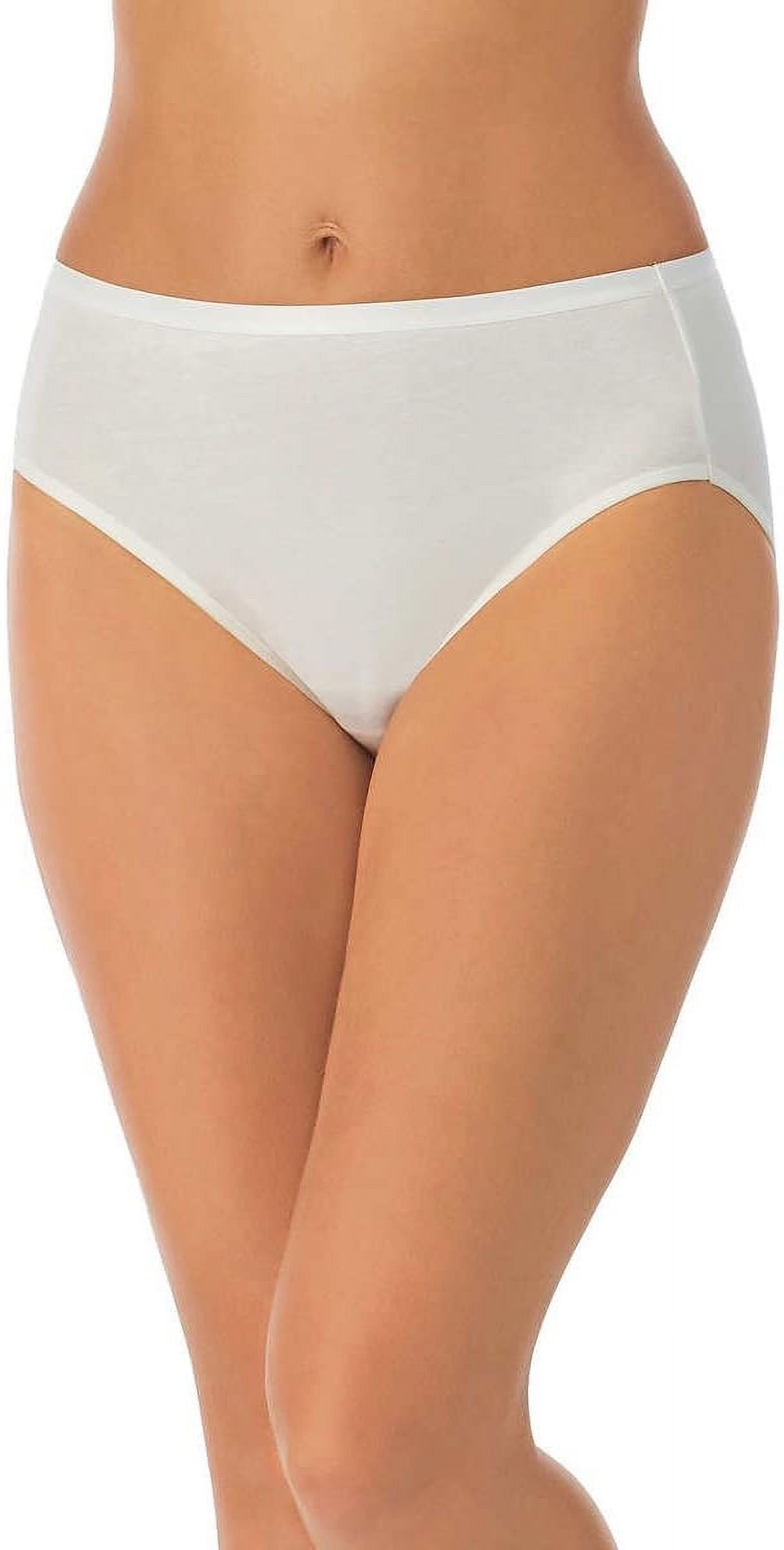 Carole Hochman Midnight Women's Super Soft Cotton Hi-Cut Panties 8-Pack, Small
