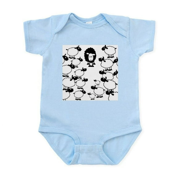 CafePress - Black Sheep Infant Bodysuit - Baby Light Bodysuit, Size Newborn - 24 Months