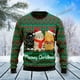 thumbnail image 2 of Suéter navideño feo para hombre con estampado 3D de gato maullido de PLstar Cosmos, jersey de punto informal unisex de invierno MYY24, 2 of 5
