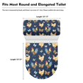 thumbnail image 5 of HELLHERO 2 Piece Set Soft Toilet Seat Covers with Universal for Elastic Bottom (Rooster), 5 of 5