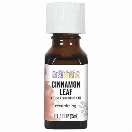 Aura Cacia Pure Essential Oil, Cinnamon Leaf, 0.5 Fl Oz