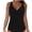 A-Black3, variant on Ttongbb Women Tankini Top Solid Color Twist Full Coverage Long Ruched Upper Swimsuit One Piece Separate Swimsuit Top For Beach