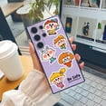 thumbnail image 4 of Protección de moda: Funda de teléfono plateada de doble capa esmerilada con ilustración de moda para iPhone 15 Pro Max 14 13 12 Pro 11, 4 of 4