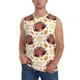 thumbnail image 1 of Fotbe Fall Turkey Men's Camiseta sin Mangas Estampada para Hombres, Playera Casual para Gimnasio, Entrenamiento, Playa-Medium, 1 of 7