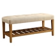thumbnail image 1 of Bowery Hill Banc Beige et Chêne, 1 of 6