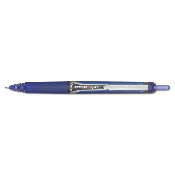 Precise V5rt Retractable Roller Ball Pen, Blue Ink, .5mm