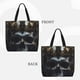 thumbnail image 2 of Easygdp Royal Skull With Golden Crown Bolsa Tote para Mujer, Bolso de Hombro para Trabajo, Playa, Viajes, Compras y Supermercado, 2 of 7