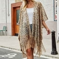 thumbnail image 2 of Ediodpoh Women Smock Top with Hollowed Out Tassels Sunshade Beach Shawl Cover up for Summer Gold, 2 of 5