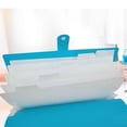 thumbnail image 3 of A4 PP Folder Documents Paper Organized Snap On Storage Bags 5 Layer Multi-layer File Folder Expanding, 3 of 5