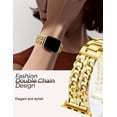 thumbnail image 3 of Pulseras JR.DM Gold para mujer Apple Watch de 42 mm a 49 mm, 3 of 8