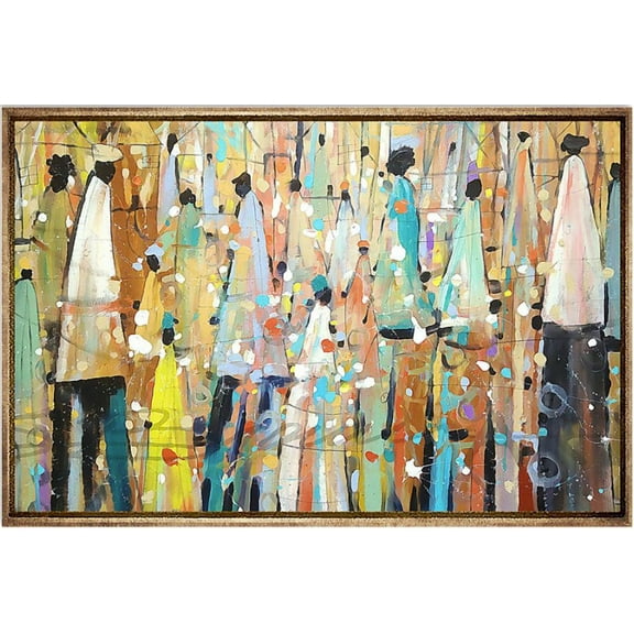 Our colorful people poster 11 x 17 Inch Poster