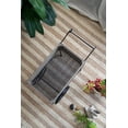 thumbnail image 3 of A&B Home Wooden Trolley Cart Plant Stand 24.4" x 12.6" x 15.4", 3 of 9