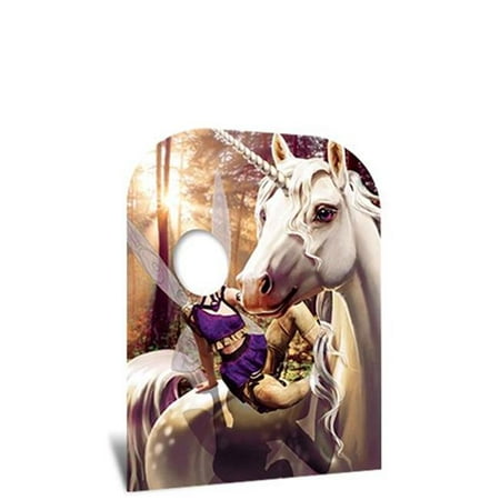 Star Cutouts SC1081 Unicorn & Fairy Fantasy Land Child Size Stand In Cardboard Cutout