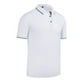 thumbnail image 2 of Camiseta de verano de 3 botones para hombre, suave, cómoda, a la moda, transpirable, camisa de manga corta para hombre, color blanco, 4XL, 2 of 12