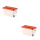 thumbnail image 1 of Inteprter ABS Mantiene las plantas sin esfuerzo Maceta de autorriego - No se necesita riego frecuente Fácil control Naranja Naranja 2Conjunto, 1 of 6