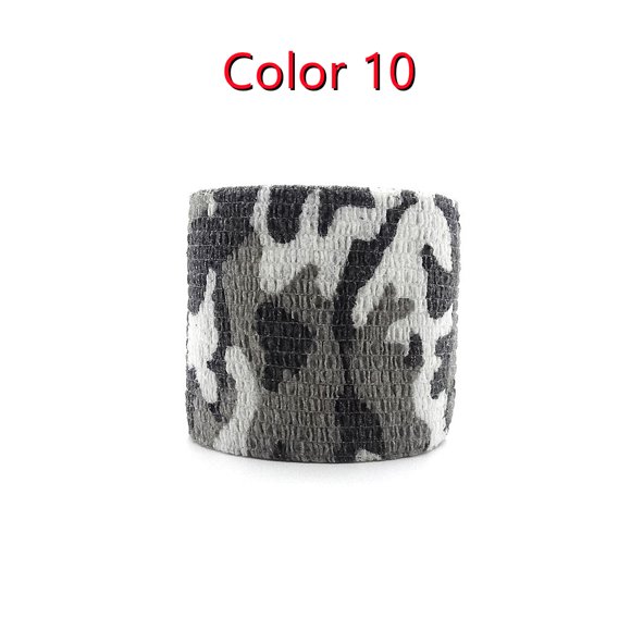 1 Roll U Pick 4.5m*5cm Waterproof Outdoor Camo Hiking Camping Hunting Camouflage Stealth Tape Wraps Color 10 5cm x 4.5m