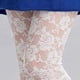 thumbnail image 5 of Women's Sexy Lace Pants Women's Rose Perspective Large Size Stretch Tight Leggings Women, 5 of 5