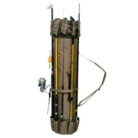 HJQEQVD Multifunctional Fishing Rod Storage Bag Fishing Gear Bag Hand Carry Fishing Rod Bag Houlder Fishing Bag Outdoor Party Essentials