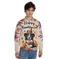 thumbnail image 4 of Happy Thanksgiving Border Collie Welcome Thankful Fall Autumn Pumpkin All Over Print 3D Baseball Jacket Borders Dog Lovers Gifts Idea Bomber Jacket Softball - 02021, 4 of 6