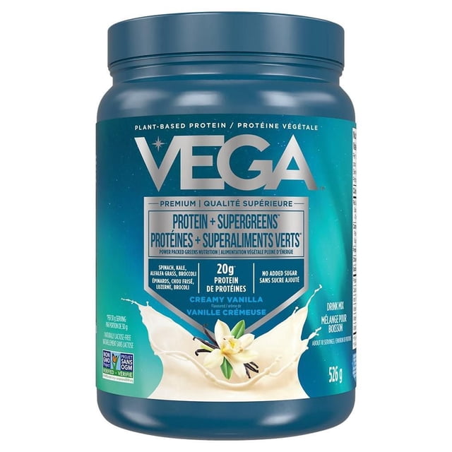 Vega Protein + Supergreens CA Vanilla (526g)