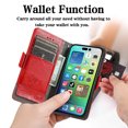 thumbnail image 3 of Leather Wallet Phone Case For Motorola G Stylus 5G 2024 Moto G Play Edge 50 Ultra Edge 40 G85 G45 X40 E53 G73 G54 G23 G Power G 5G Quality Leather Phone Case With Card Holder Zipper, 3 of 10