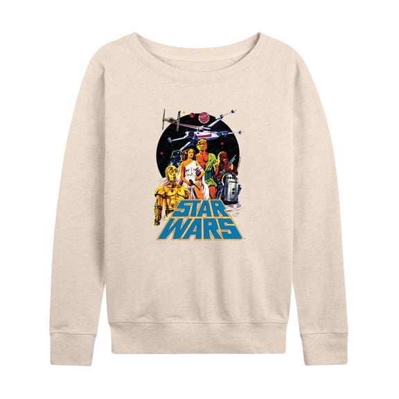 Star Wars - Marker Poster - Women's French Terry Long Sleeve Pullover