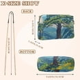 thumbnail image 4 of FORMRS Women Crossbody Purse with Chain Strap Vegan Leather Shoulder Handbag, Blue Mountain, 4 of 7