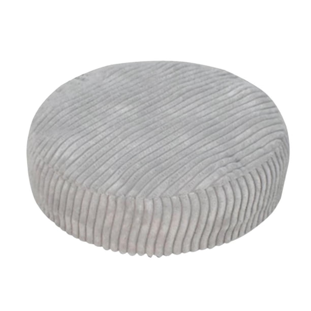 Cojín para asiento de silla, grueso, cálido y resistente, redondo, de 30 a 40 cm 03 35cm - Gris claro