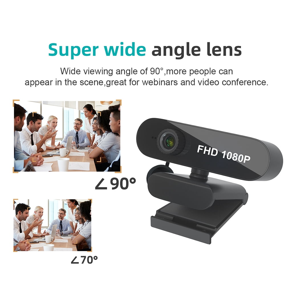 ZPAQI 1080p High Definition Computer Camera Microphone Laptop USB Webcam Web Monitor