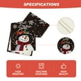 thumbnail image 6 of Smile Balck Snowman Let It Snow Winter Table Runner, Seasonal Christmas Kitchen Dining Table Decoration for Home Party Indoor 13x72 Inch, 6 of 6