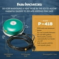 Floating Fish Plant Secure All Pond DeIcer with Chew Proof Cord Self