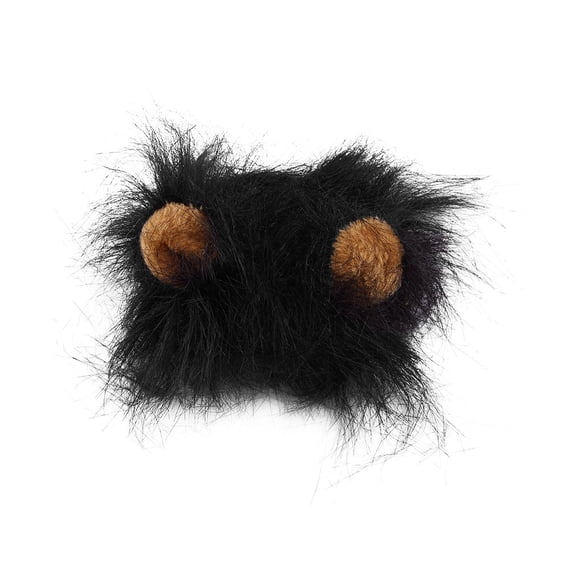 Hot Newest Lovely Pet Costume Lions Mane Wig for Cat Halloween with Ear Pet Apparel Cat Fancy Dress Christmas Party Dress Up (01)